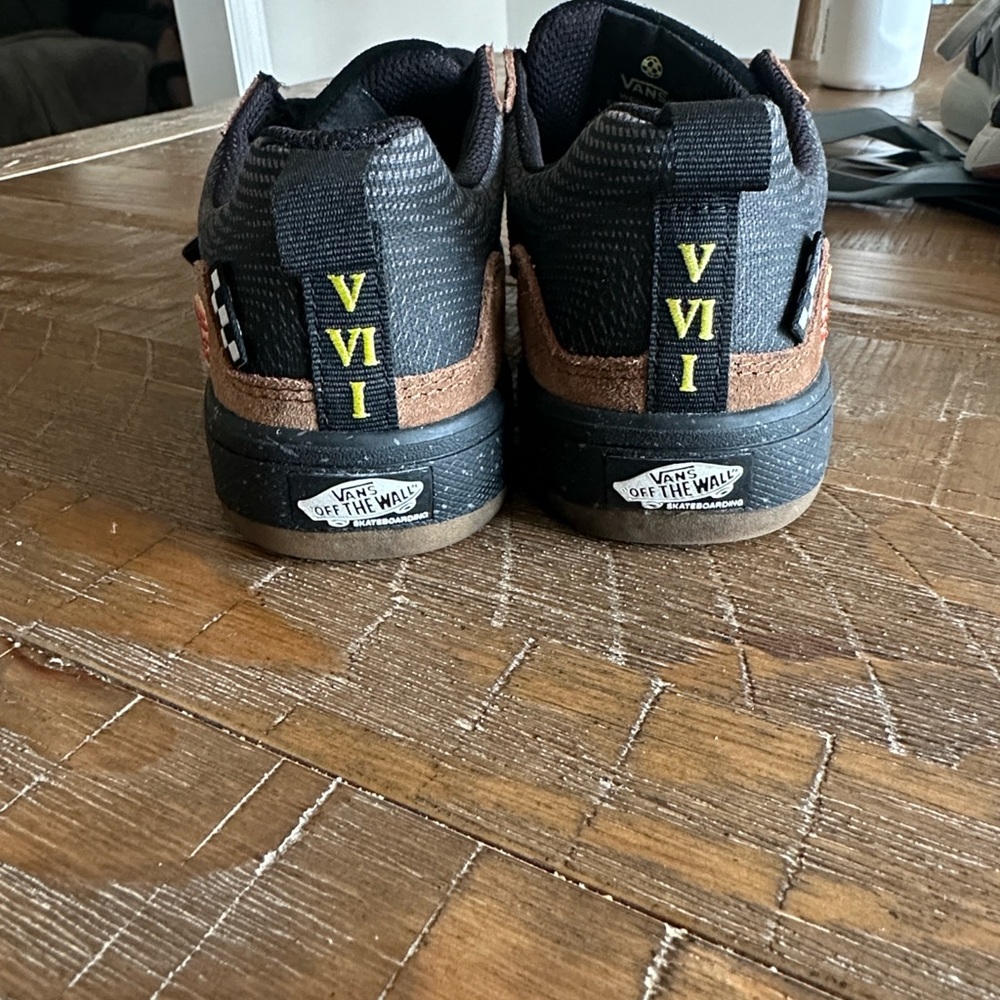 Vans Brown and Black Suede Sneakers - Picture 6 of 9